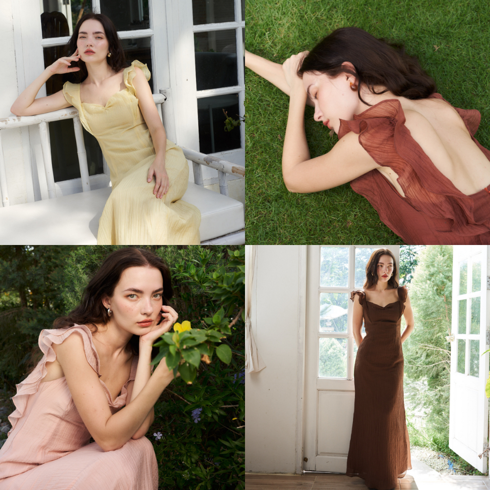 Tangerines - BELLE MAXI DRESS ชุดเดรส ออกงาน ดินเนอร์ ปาร์ตี้