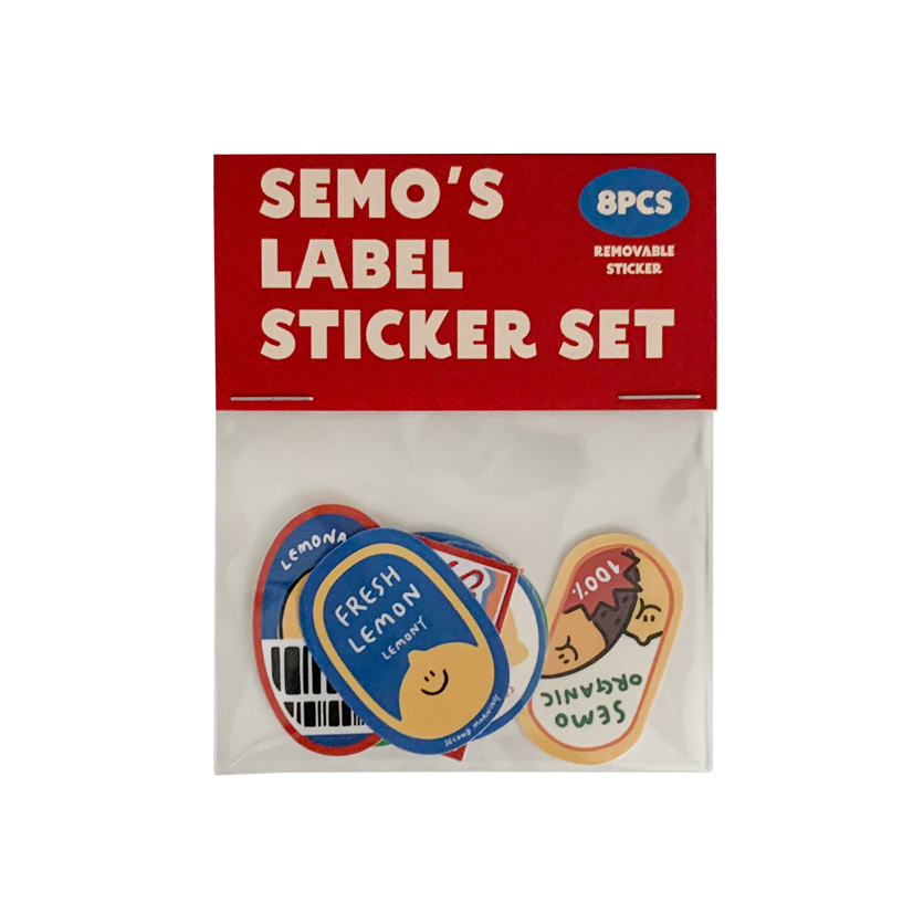 SECOND MORNING Label Sticker Pack สติกเกอร์แบบเซ็ท