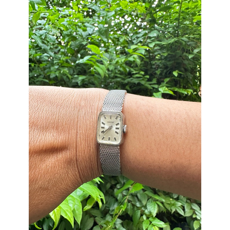 นาฬิกา Rado Lady Vintage ระบบไขลาน  แท้มือสอง พร้อมใช้สภาพผ่านการใช้งานUSED