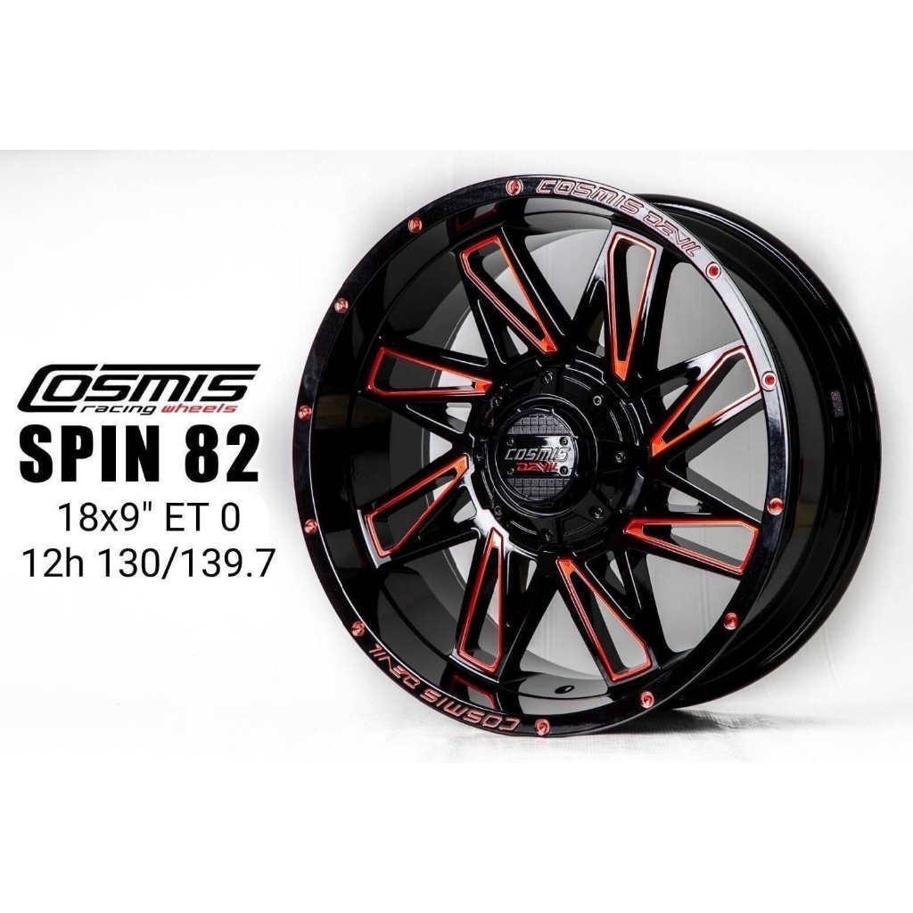 แม็กขอบ18 Cosmis ล้อแท้ รวมทุกลาย ทุกสี (4วง) - รูปที่ 2