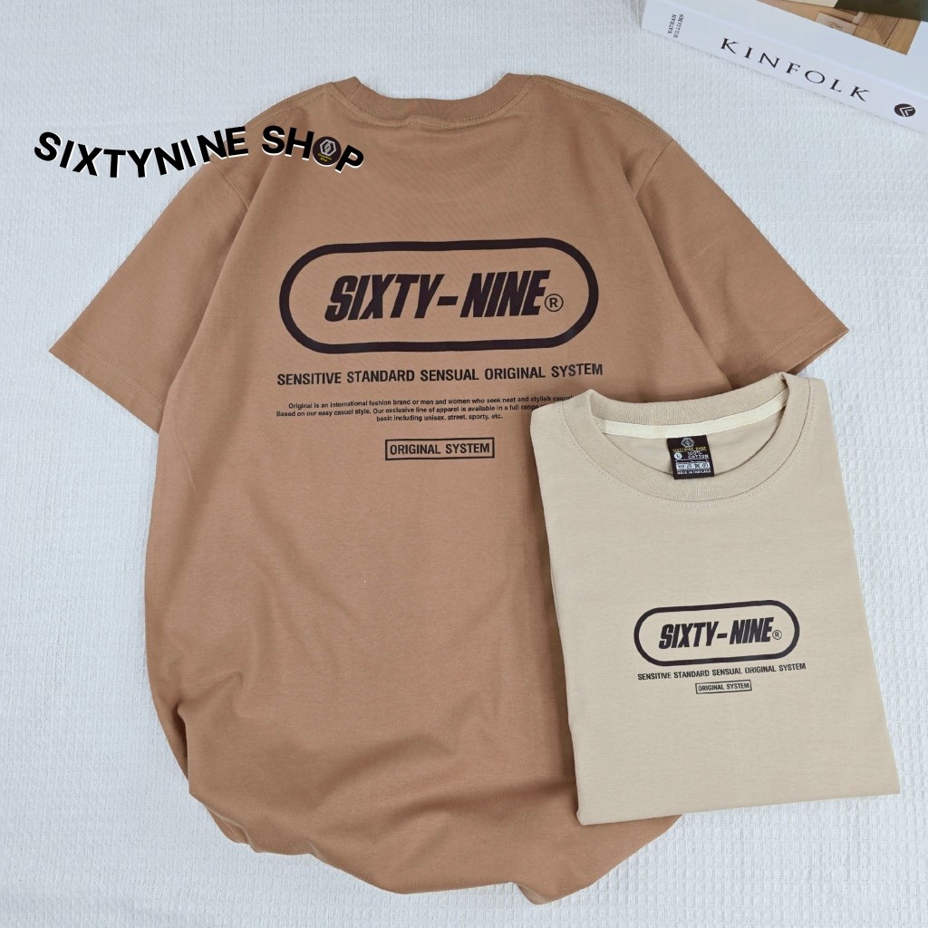 เสื้อยืดผ้าคอตตอน M-4XL พิมพ์ลาย " SIXTYNINE OG " พร้อมส่ง