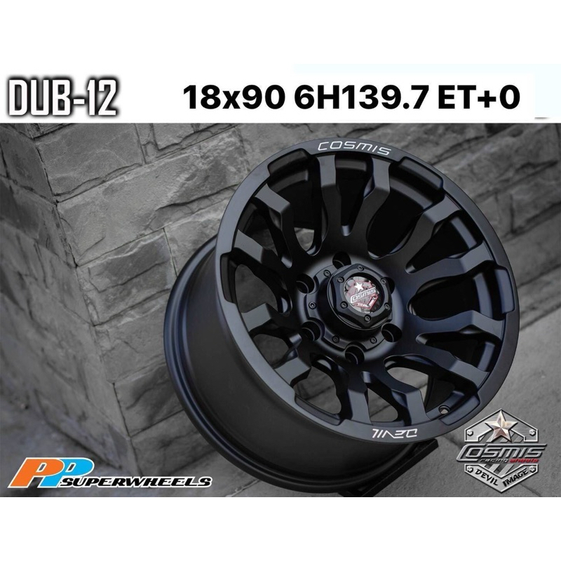 แม็กขอบ18 Cosmis ล้อแท้ รวมทุกลาย ทุกสี (4วง) - รูปที่ 3