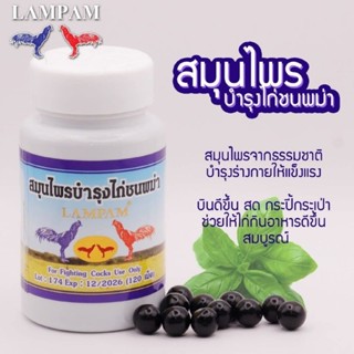 LAMPAM ลำปำ สมุนไพรบำรุงไก่พม่า 100 เม็ด