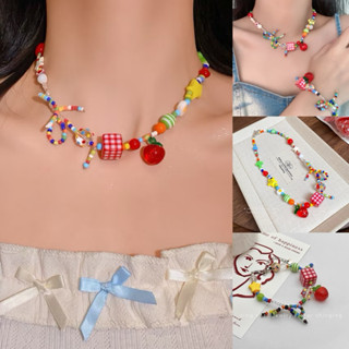 [Mimmuffin] สร้อยคออะคริลิค สร้อยคอลูกปัด กำไลข้อมืออะคริลิค…