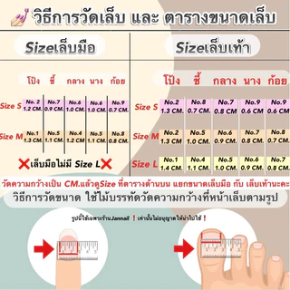 เล็บปลอมงานเจล(เล็บเท้า) (เล็บมือสั้นกุด)แถมฟรีกาว + ตะไบอยู่ได้ 1-2สัปดาห์