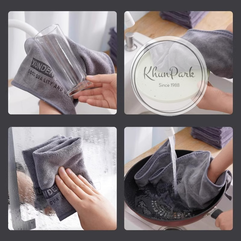ผ้าไมโครไฟเบอร์ ผ้าเช็ดรถ   นาโน มี4ขนาด   ดูดซับได้ ขัดเงา วัสดุคุณภาพดี ราคา ถูกที่สุด ดีลบีเคเค แกลเลอรีภาพที่ 4