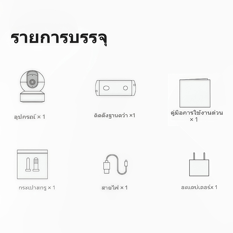 Philips กล้องวงจรปิด Smart Camera Home Security Camera กล้องวงจรปิด 2K กล้องวงจรปิด พาโนรามา360°