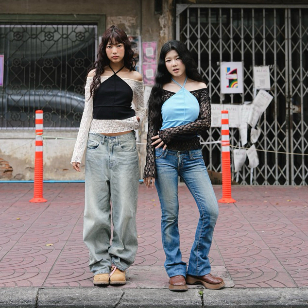 🍊Rika Top เสื้อสายเดี่ยวผูกคอ