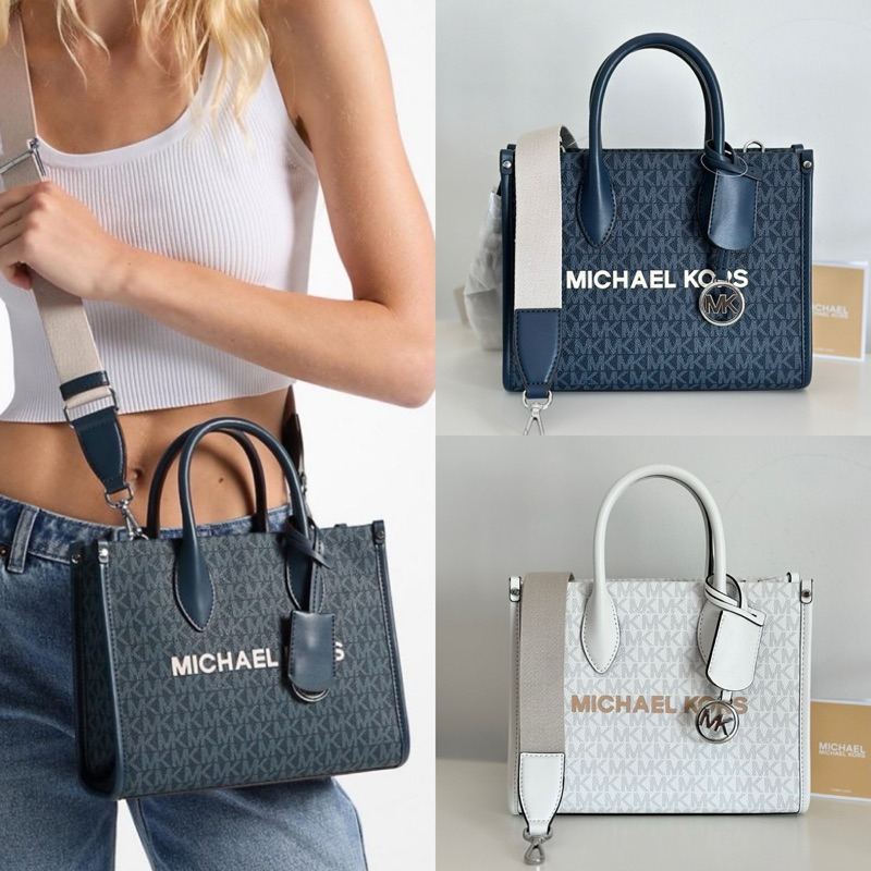 🎀(สด-ผ่อน) Michael Kors Mirella Small Crossbody Tote Bag