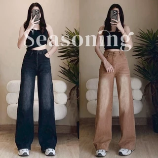 [ใช้โค้ดส่วนลดได้]*ยาว 37-38" * Seasoning รุ่น OG มีไซส์ S-7XL ( ผ้ายืด ) ขากระบอกใหญ่