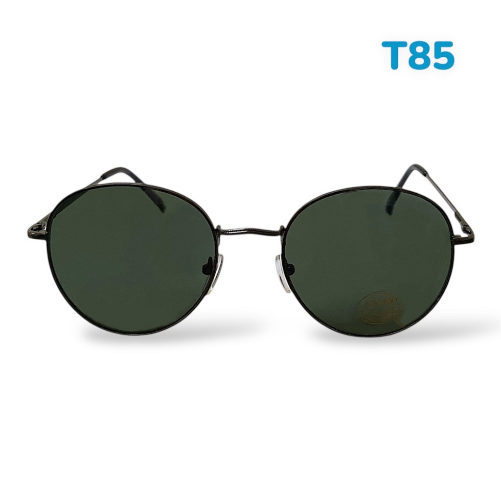 แว่นตากันแดดทรงกลมวินเทจ แว่นตากันแดดแฟชั่น แว่นตาแฟชั่นวินเทจ รุ่น T85