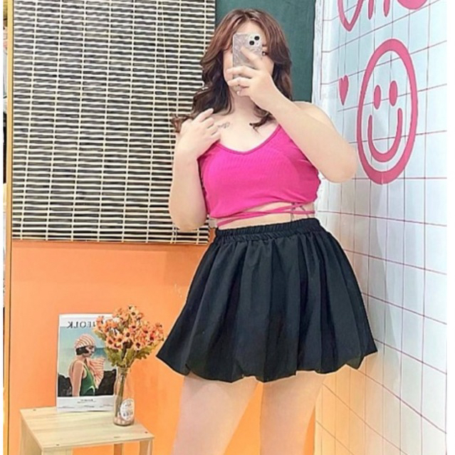 กระโปรงทรงบอลลูนสั้น