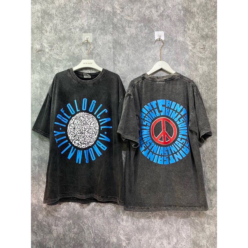 เสื้อยืดโอเวอร์ไซส์ งานผ้าฟอกวินเทจ No.154