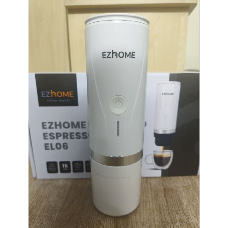 เครื่องชงกาแฟแบบพกพา EZHome Handheld Espresso Maker EL06 White ซื้อมาไม่เคยใช้