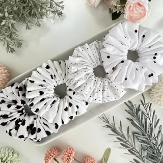 Lamoonist scrunchies • Polka dots collection