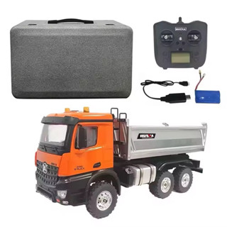 รถดั้มบังคับวิทยุHuina1598 6X6WD 14CH สเกล1:14 รีโมท2.4GHz ม…