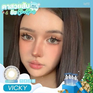 คอนแทคเลนส์ เจ้าสาว ออกงาน รุ่น Vicky มีสี เทา/ตาล Gray/Brow…