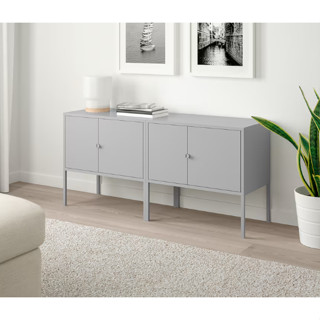 พรีออเดอร์ IKEA ตู้เหล็ก LIXHULT ลิกซ์ฮุลท์ สีเทา 60x35 ซม.