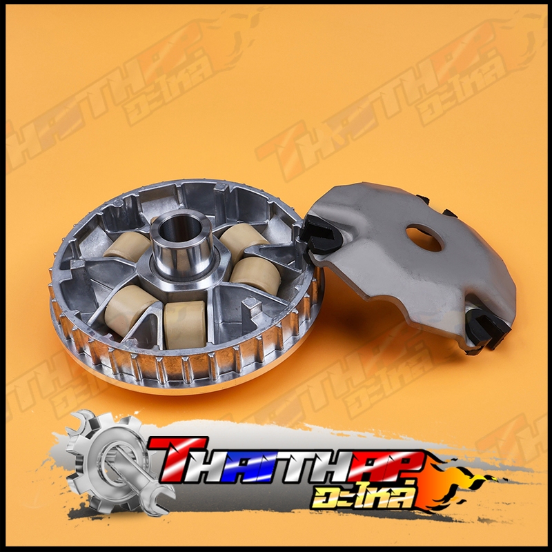 ชุดชามหน้า scoopyi 2012-2016 zoomerx 2012-2014 ชามสกุปปี้ไอ พร้อมเม็ด ชามนอก ล้อขับสายพานหน้า รูปที่ 3