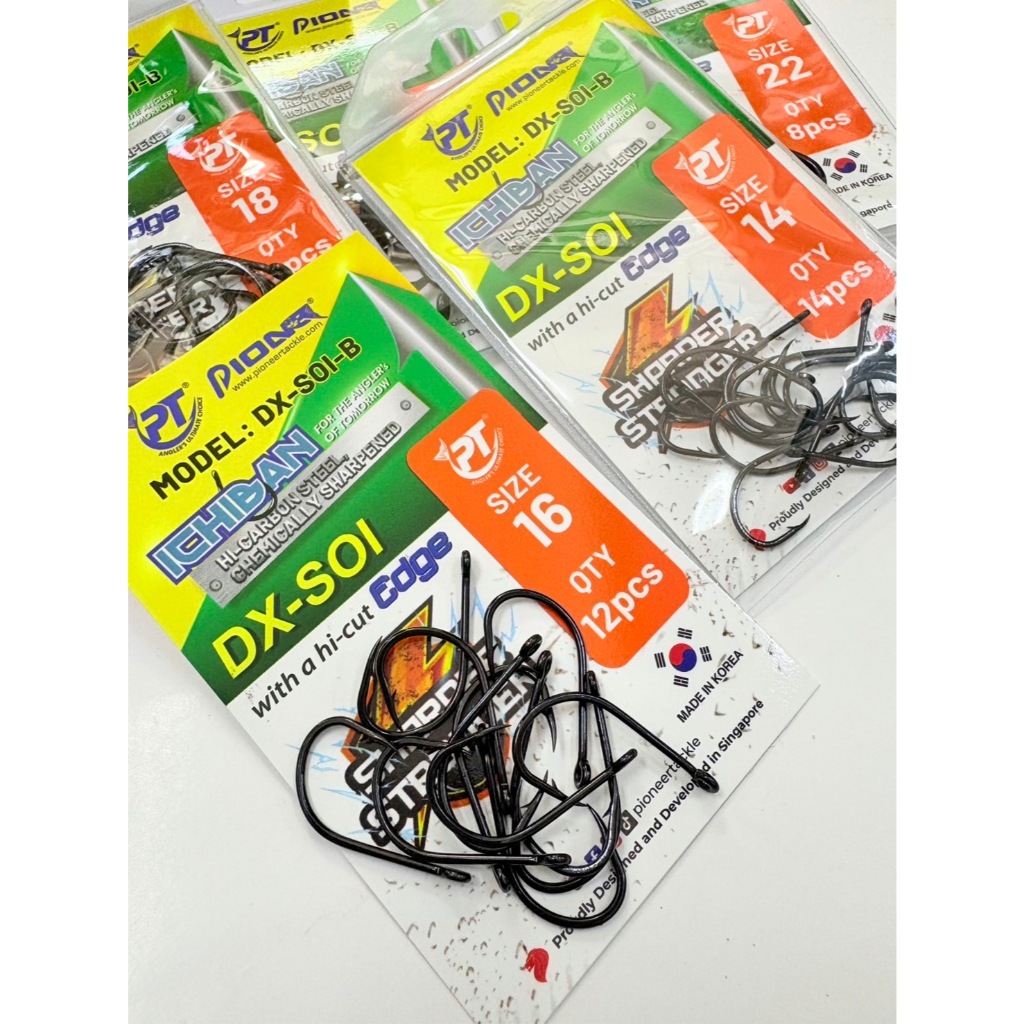 ตาเบ็ด ตาเบ็ดตกปลา Pioneer รุ่น DX-SOI HI-CARBON STEEL