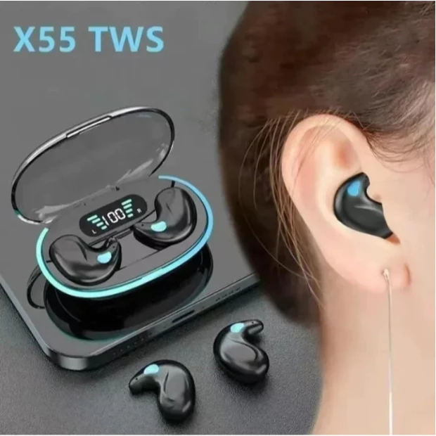 X55 หูฟังนอนหลับ Bone Conduction IPX5 HiFi มีไมค์ - รูปที่ 1