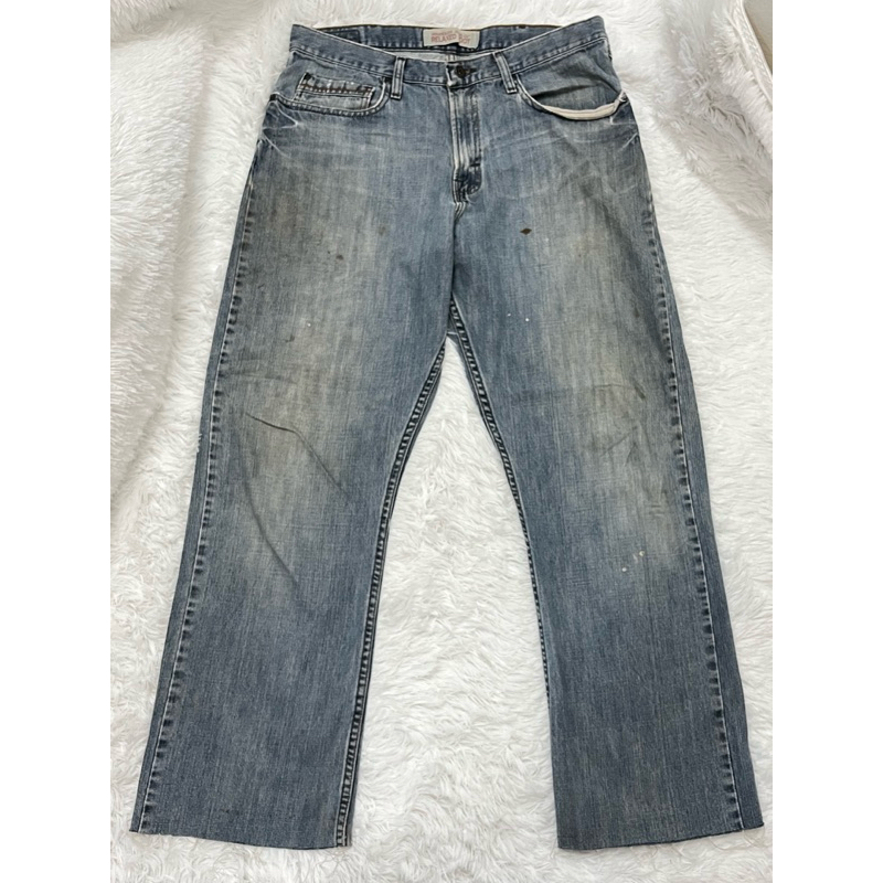 U297 กางเกงยีนส์ขายาว W r a n g l e r 1947 เอว34“สะโพก45”เป้า12“ยาว41”ปลายขาตัด มี ตน. ตามภาพ🌈