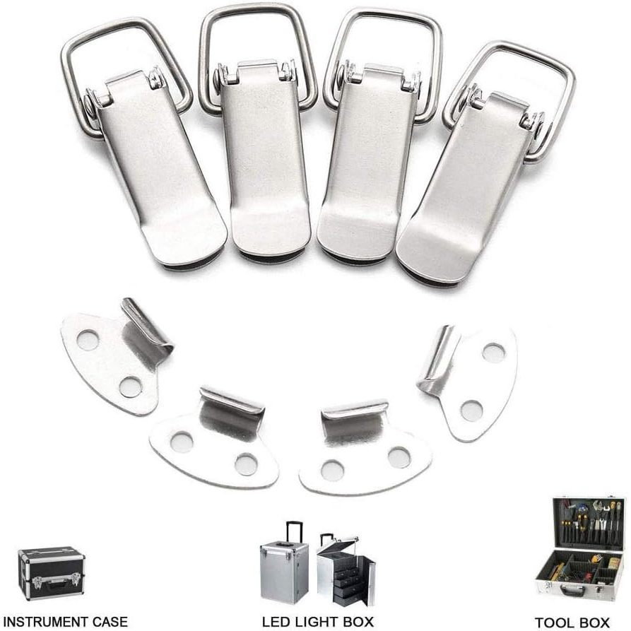 😍COD😍หูล็อคปิ่นโต กิ๊บล็อค หูล็อค หูปิ่นโต Snap Lock สแตนเลส หูปิ่นโตสปริงดึงกลับ แบบห่วงล็อค กิ๊บล็อค หูล็อค หูปิ่นโต