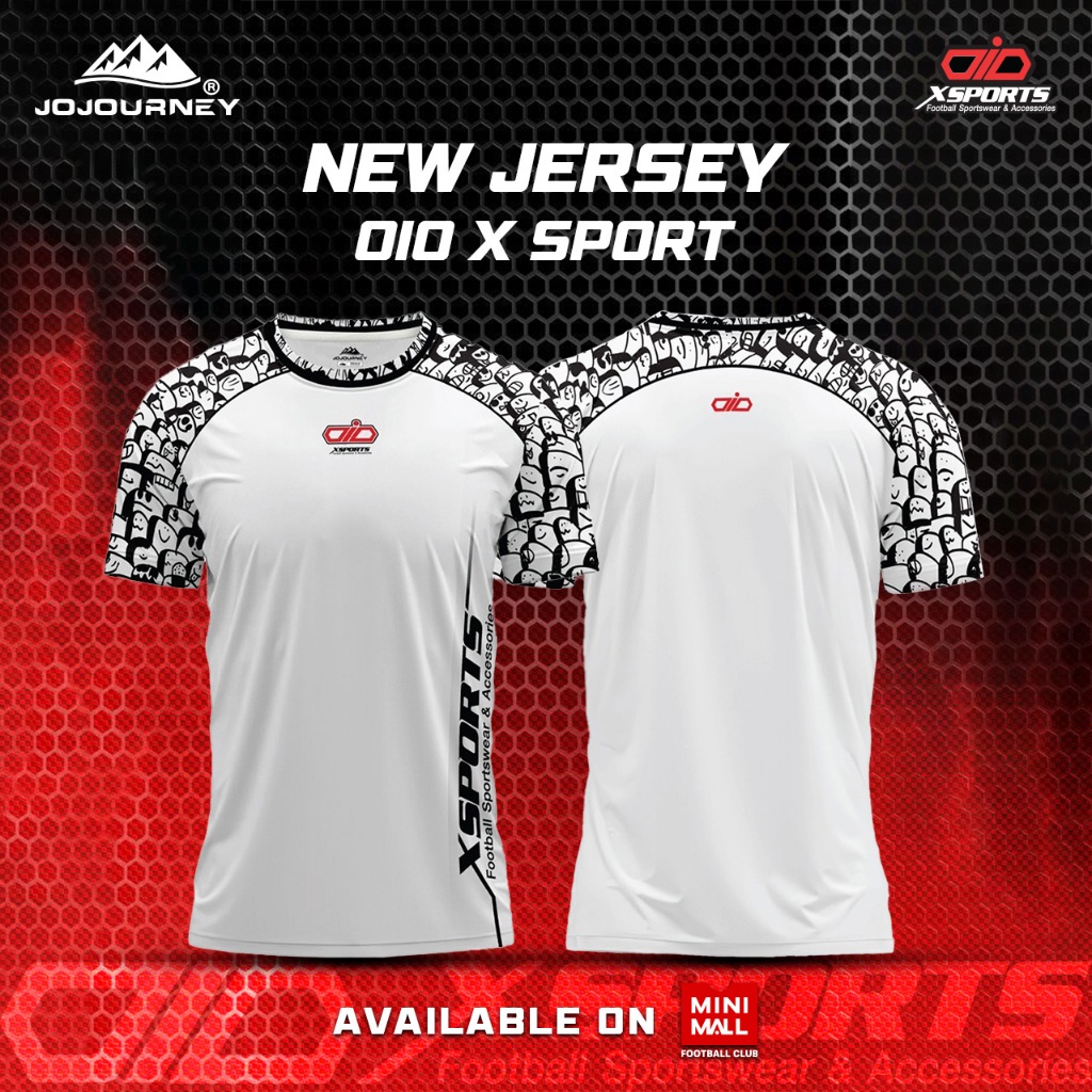 เสื้อกีฬา OIO X SPORTS ใส่เล่น เที่ยว วิ่ง ออกกำลังกาย ผ้าไมโครสปอร์ต เบาสบายระบายอากาศได้เป็นอย่างดี