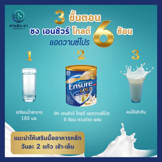 เอนชัวร์ โกลด์ แอดวานซ์โปร กลิ่นวานิลลา 1110 g Ensure Gold AdvancePro Vanilla