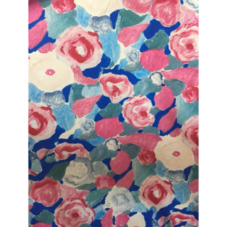 ผ้าเมตร ผ้าไหมอิตาลี เนื้อนิ่ม /1หลา หน้า60”(150cm)