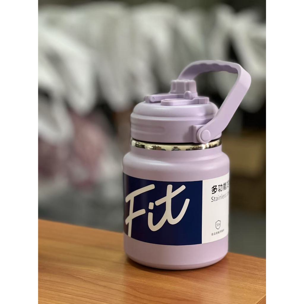 แก้วเก็บอุณหภูมิ 1500ml กระติกน้ำแสตนเลส เกรดSUS304 ขนาด 1.5L กระบอกน้ำ แก้วเยติ