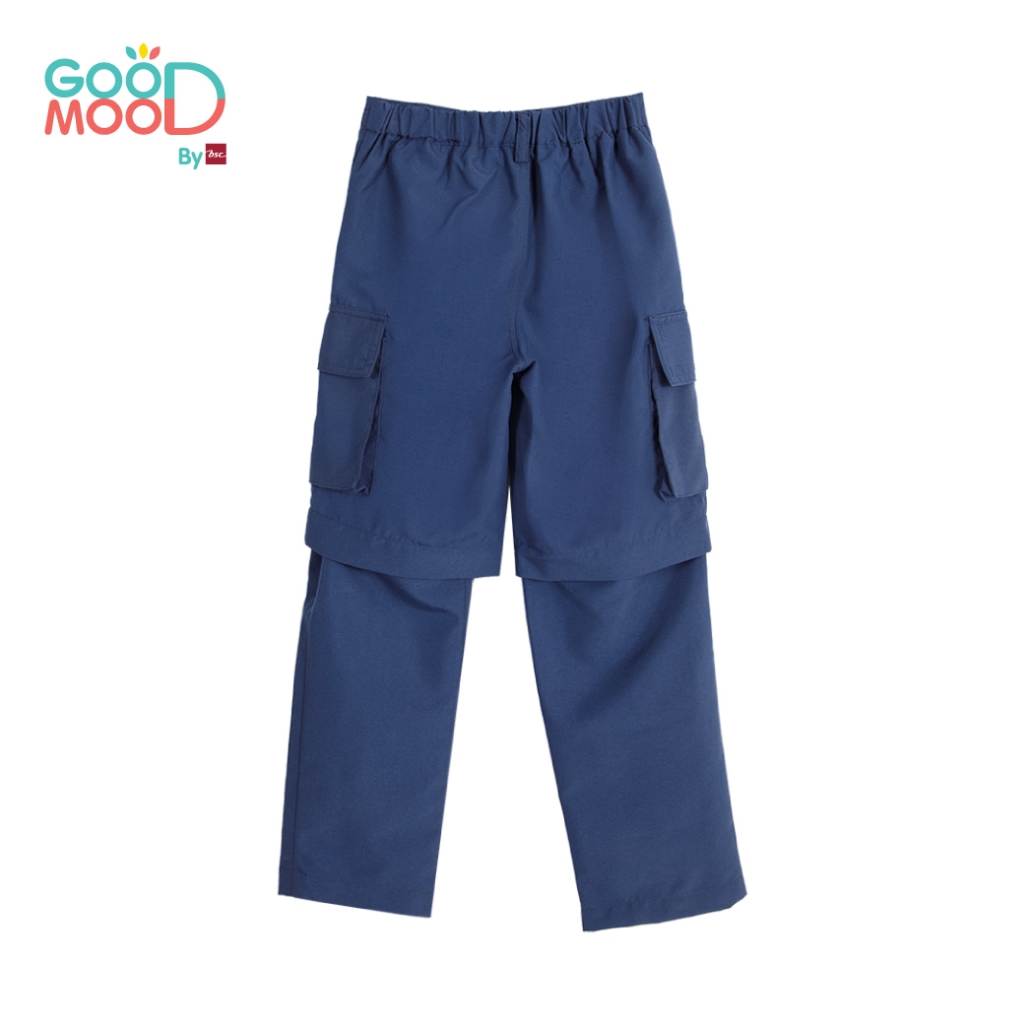 Good Mood by bsc กางเกงคาร์โก้ 2in1 สีกรมท่า สำหรับเด็กอายุ 4-5 ปี ผ้าคอตตอน - รูปที่ 2