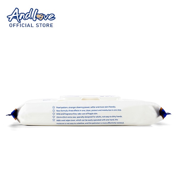 Andlove Wipes เซอร์เทนตี้ไวพ์ ผ้าเช็ดทำความสะอาดผิวสำหรับผู้ใหญ่ (40 pcs x 1 pack) - รูปที่ 5