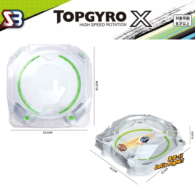 TOPGYGO X ของเล่นเด็ก ลูกข่างแข่งรถสำหรับเด็ก พร้อมกล่องของขวัญสนามขนาดใหญ่ จัดส่งทันที thumbnail 5