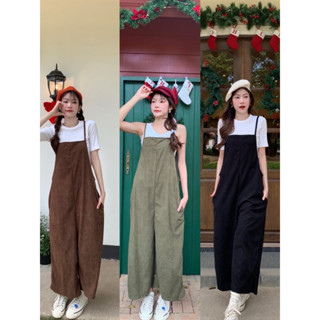 Vanila 🧺เอี้ยมผ้าลูกฟูกเนื้อนิ่ม ปรับสายได้ มีกระเป๋าสองข้าง…