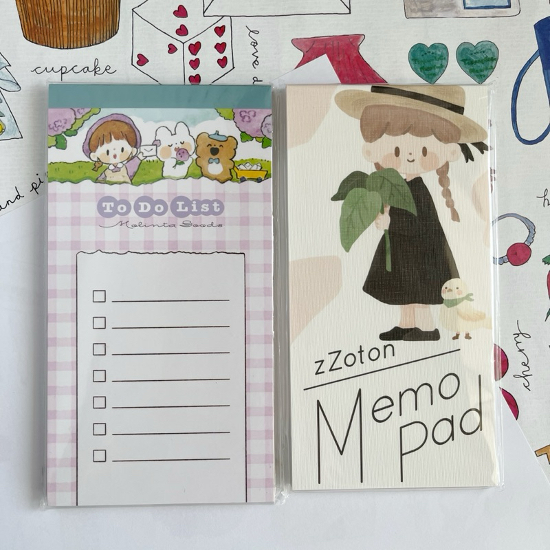 พร้อมส่ง•Molinta Memo Pad