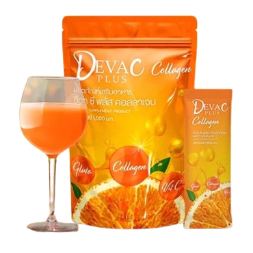 Deva C Plus+ ดีว่า ซี พลัส วิตามินซีเข้มข้น 1000 มิลลิกรัม(1ถุงส้ม 30ซอง)