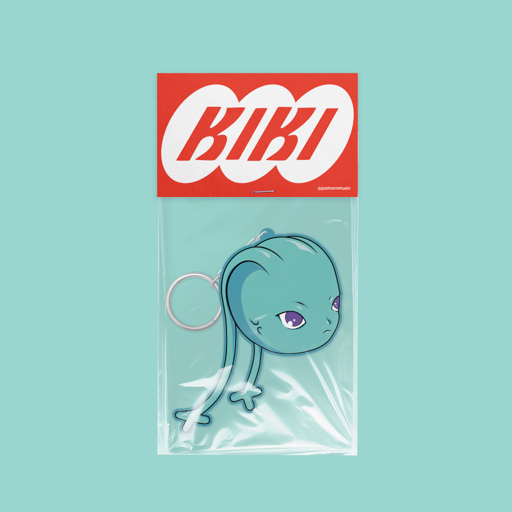 Keychain วง KIKI รุ่น EVERYBODY จากอัลบั้ม DEATH OF A  DAISY & BIRTH OF AN OYSTER พวงกุญแจ (ปี 2025)