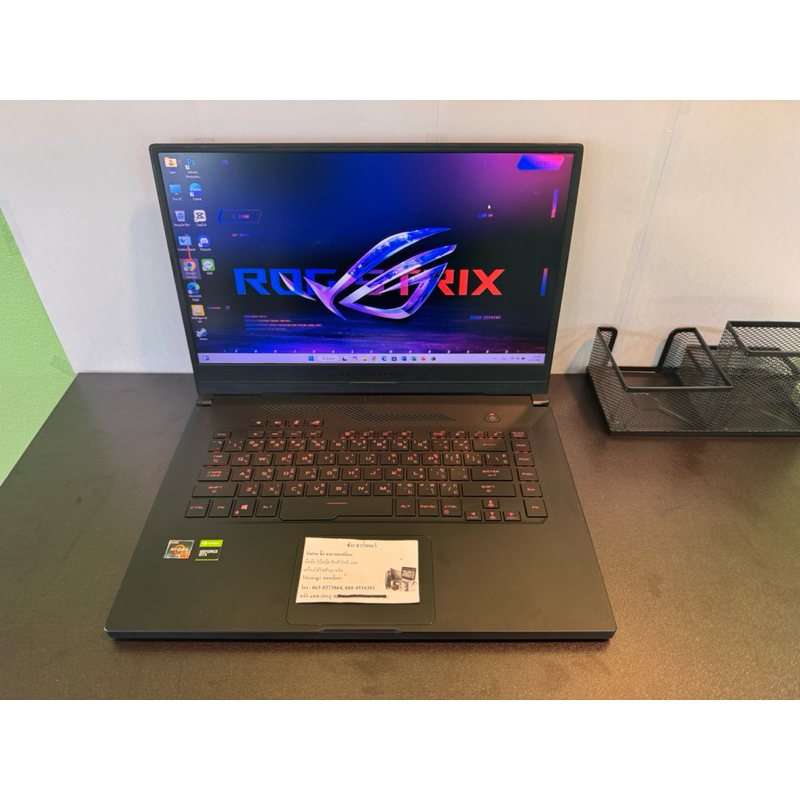 โน๊ตบุ๊ค ASUS ROG ZEPHYRUS G GA502DU-AL005T /Ryzen7-3750H / GTX 1660Ti (6GB)