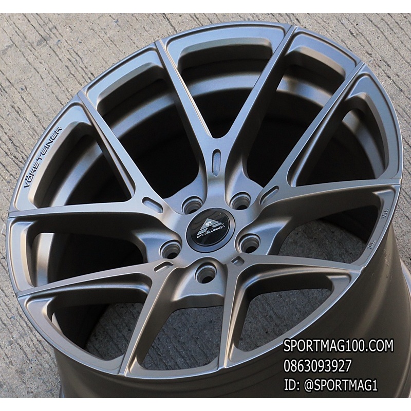 ล้อแม็กมือสอง แท้ Vorsteiner vff-101 5รู112 สีเทา กว้าง F8.5 R9.5 ขอบ19 [22003]
