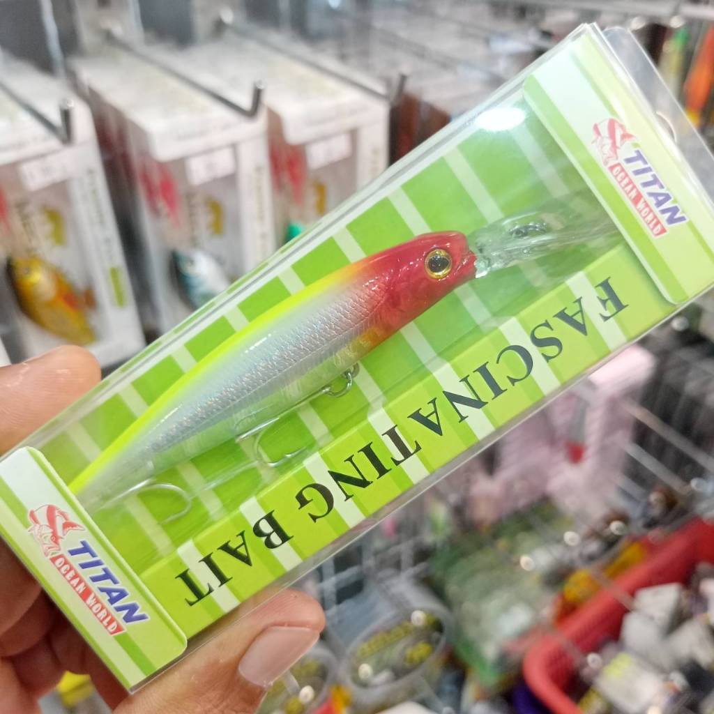 เหยื่อปลอม Titan YC3516 90mm. 12.5g. (สีพิเศษ) ตีเหยื่อปลอมก็เด็ด งานคลอง ชายฝั่ง ปากอ่าว ตีกระพง กุเรา ซากเหลือง เก๋า - รูปที่ 3