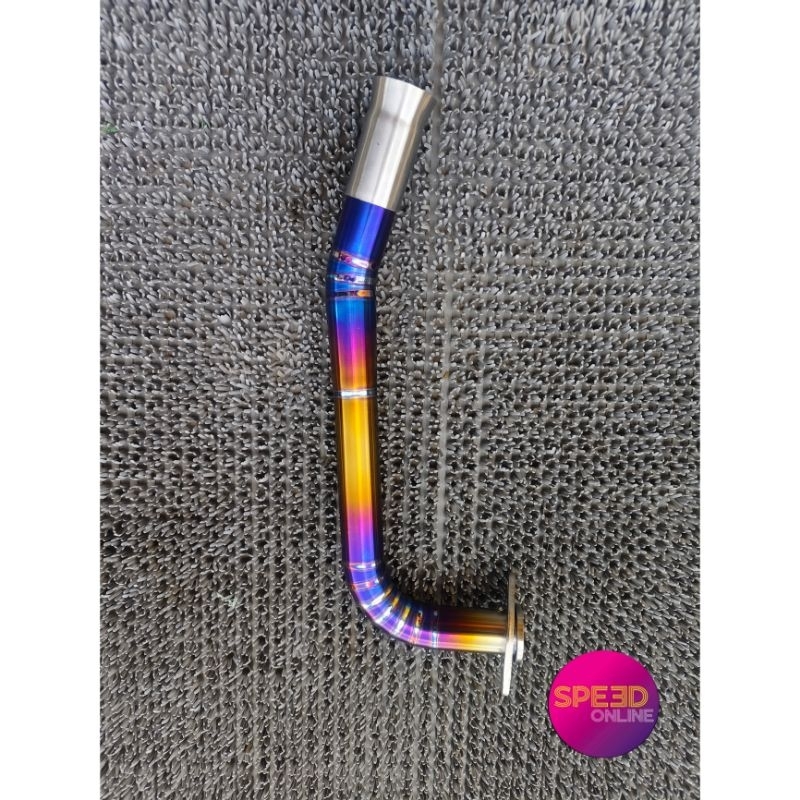 คอท่อไทเทเนี่ยม YAMAHA Garnd Filano  ขนาด 25-28 mm ราคาถูก อะไหล่มอเตอร์ไซค์ อะไหล่แต่ง อะไหล่สวยงาม