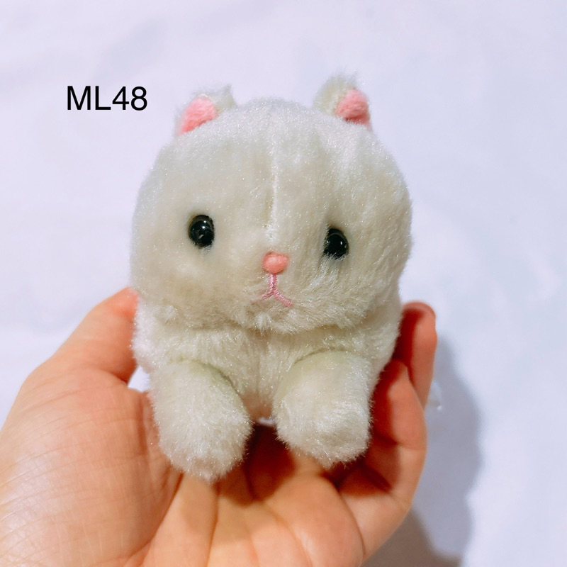 พวงกุญแจ ตุ๊กตา มือสอง แมว อมูส amuse แมวเทา ลูกแมว kitty