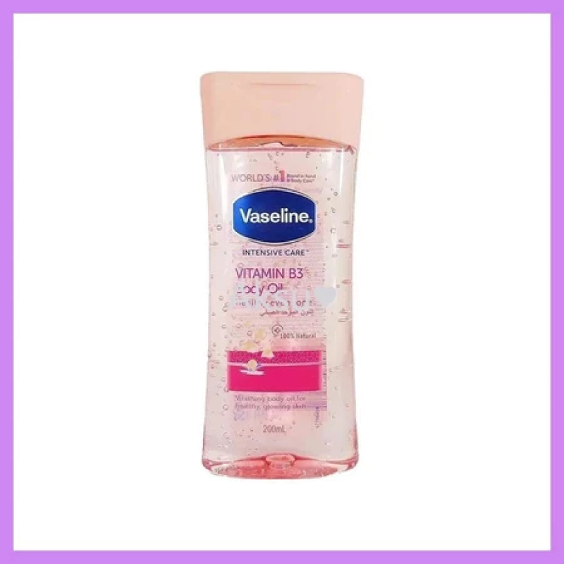 Vaseline Intensive Care Vitamin B3/Cocoa Radiant Vitalizing Body Oil 200 ml - น้ำมันบำรุงร่างกายแบบม