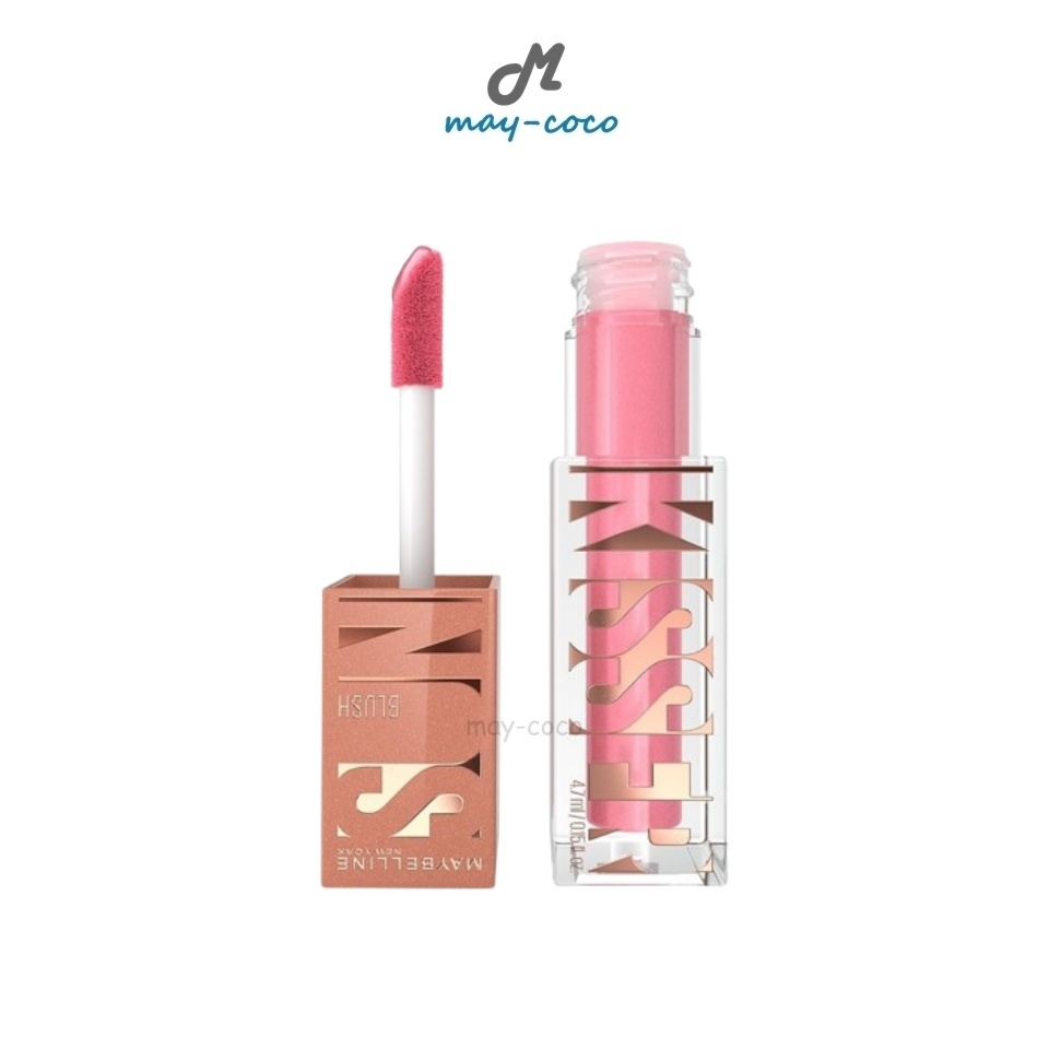 ถูก/แท้/มีไลฟ์ บลัชออน Maybelline Sunkisser Blush บลัช ไฮไลท์ แก้มฉ่ำโกลว์ ชิมเมอร์ แมทท์ บางเบา ติดทน