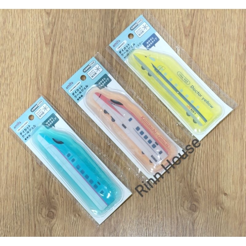 (ไลฟ์ ลด40%) มีส่งด่วน ของแท้จากญี่ปุ่น Cool Gel แผ่นเจลเย็น ลาย Shinkansen