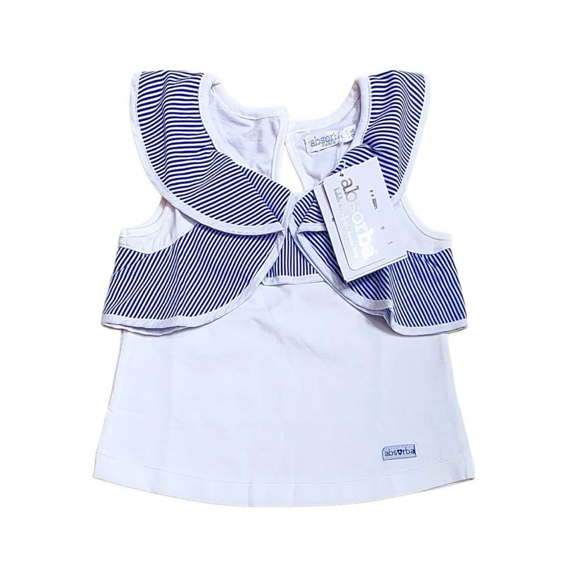 Absorba แอ๊บซอร์บา เสื้อยืด คอตตอน Cotton แนะนำเผื่อ 1 Size ทรงเล็ก สำหรับเด็กอายุ 6เดือน,12เดือน