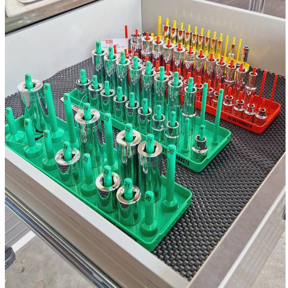 New Item ขาตั้งซอคเก็ตพลาสติก 1/2DR สีเขียว - รูปที่ 2