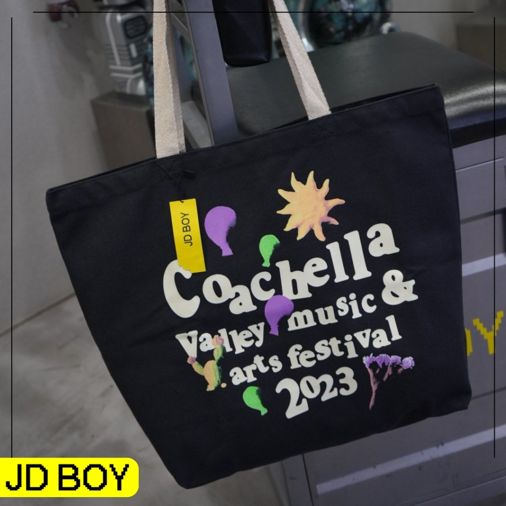 (มีส่งด่วนได้ของเลยวันนี้) JDBOY - กระเป๋าผ้า เทศกาลดนตรี ของแท้