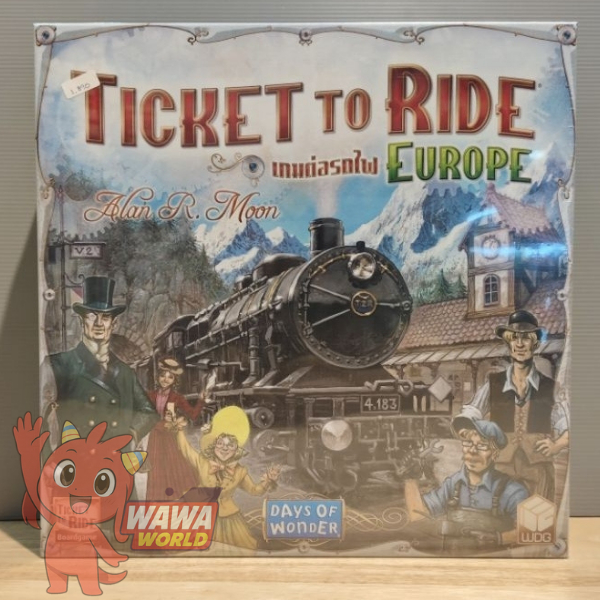 บอร์ดเกม Ticket To Ride Europe เกมต่อรถไฟไปยุโรป (แปลไทย)